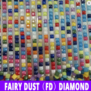 Preview: Diamond Painting Ersatzsteine Diamant-Steine FD 890 Eckig